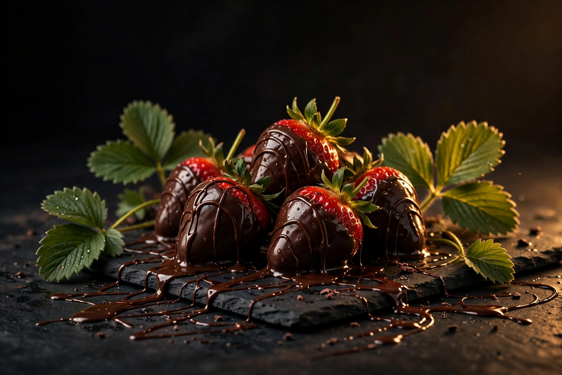 Chocolate-dipped strawberries